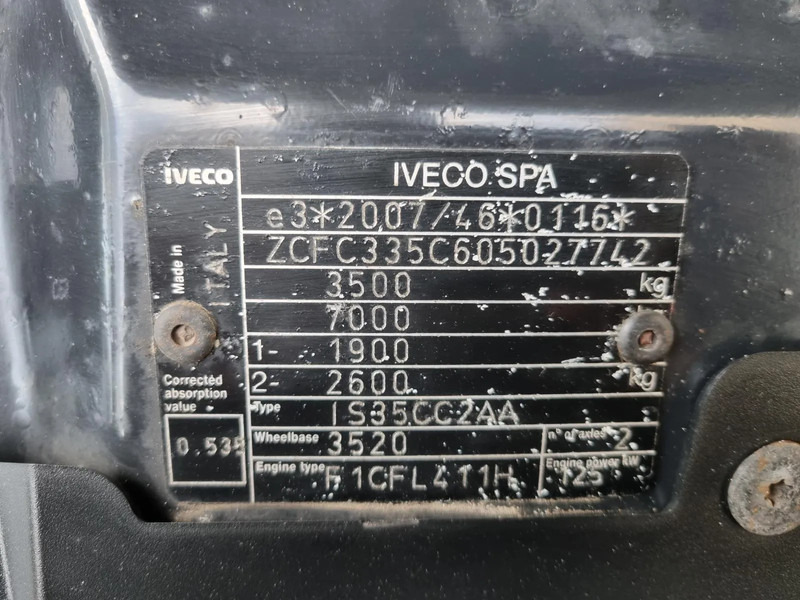 Panel van Iveco Daily 35C17 WB 352 L2H2/ Airco/ Cruise Control: picture 18
