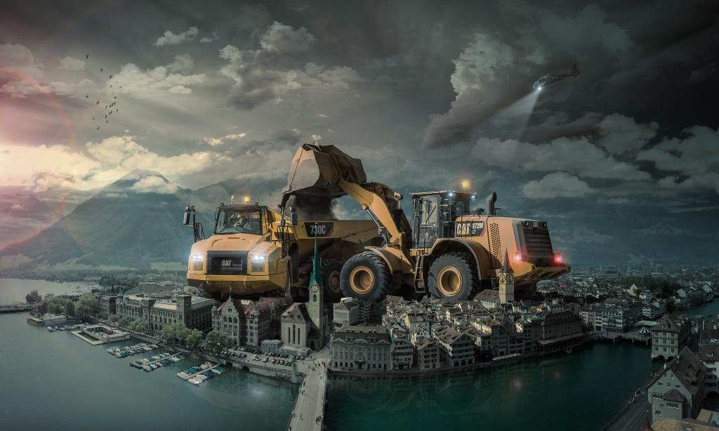 BAVARIA SWISS AG - Construction machinery KOMATSU D61 - air conditioner undefined: picture 1
