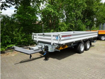 Tipper trailer Möslein  neuer Tandem 3- Seitenkipper Tieflader-- Neufah: picture 5