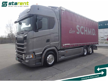 Curtainsider truck SCANIA S 500