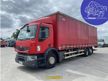 Curtainsider truck RENAULT Premium