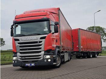 Curtainsider truck SCANIA R 450