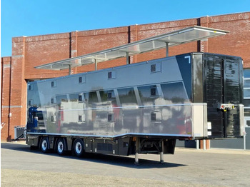 Livestock semi-trailer