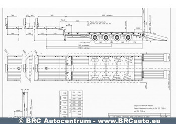 Low loader semi-trailer