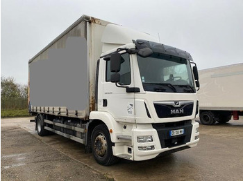 Curtainsider truck MAN TGM 18.290