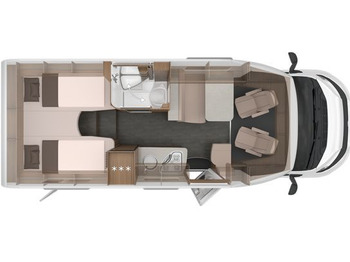 Semi-integrated motorhome KNAUS