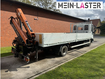 Flatbed van Iveco ML 78E16 Kran Terex 58.2  3 Sitze 1.Hand: picture 5
