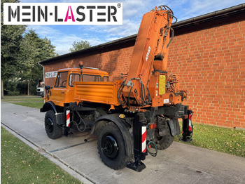 Crane truck, Dropside/ Flatbed truck Unimog U 1100 Atlas AK 3006 nur 14.215 km-1. Hand: picture 5 Crane truck, Dropside/ Flatbed truck Unimog U 1100 Atlas AK 3006 nur 14.215 km-1. Hand: picture 5