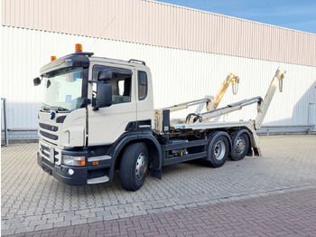 Skip loader truck SCANIA P 320