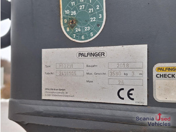 Log truck, Crane truck SCANIA R 580 B6x4NB+Epsilon M12 Z: picture 3