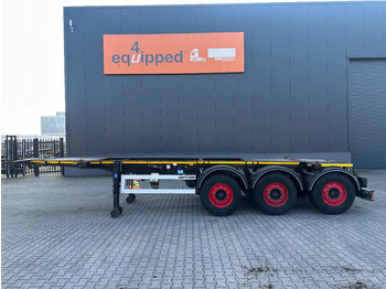 Container transporter/ Swap body semi-trailer Burg 20FT / 20FT SWAP ADR (EX/II, EX/III, FL, AT) Chassis, 3.690kg, SAF INTRADISC, 2x Liftaxle, NL-chassis, APK/ADR: 08-2025: picture 2