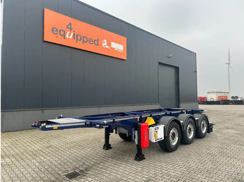 Container transporter/ Swap body semi-trailer VAN HOOL 20'