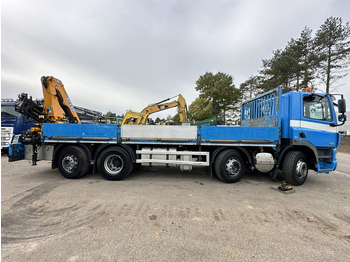 Dropside/ Flatbed truck, Crane truck DAF CF 85.360 8x2 PRITSCHE 7m35 + KRAN EFFER 165-3S + RADIO - MANUAL GEARBOX ZF - EURO 5 - BE TRUCK: picture 5