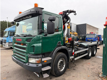 Hook lift truck Scania P400 6x4 ABROLLKIPPER + KRAN PALFINGER PK9001 EH - RETARDER - 5/6F + ROTATOR + RADIO - WB 3m90 - EURO 5 - HUB REDUCTION / SPRING - BE TRUCK: picture 3 Hook lift truck Scania P400 6x4 ABROLLKIPPER + KRAN PALFINGER PK9001 EH - RETARDER - 5/6F + ROTATOR + RADIO - WB 3m90 - EURO 5 - HUB REDUCTION / SPRING - BE TRUCK: picture 3