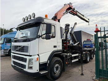 Hook lift truck, Crane truck Volvo FM 400 6x2 HOOKLIFT + CRANE PALFINGER PK 15500 B (2x) - 5/6 F - MANUAL - EURO 4 - BE TRUCK: picture 2 Hook lift truck, Crane truck Volvo FM 400 6x2 HOOKLIFT + CRANE PALFINGER PK 15500 B (2x) - 5/6 F - MANUAL - EURO 4 - BE TRUCK: picture 2