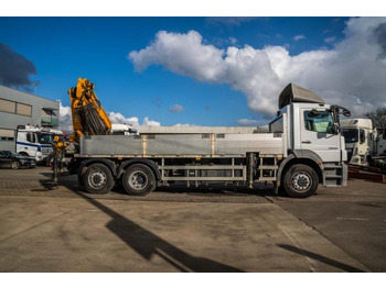 Dropside/ Flatbed truck, Crane truck Mercedes AXOR 2529 L - EFFER 250/4S+JIB: picture 3