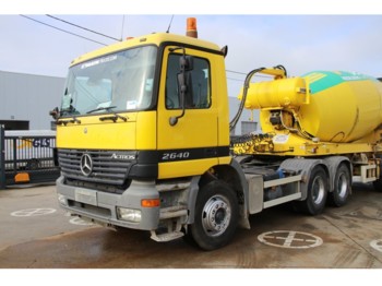 Concrete mixer truck Mercedes-Benz ACTROS 2640 + SEMI LIEBHERR 12M3: picture 1