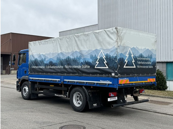 Curtainsider truck MAN TGM 18.340 Pritsche 6m Klima Edscha AHK Autom.: picture 5