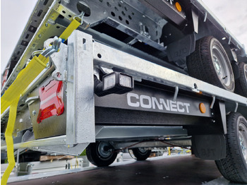 Dropside/ Flatbed trailer Brian James Trailer Connect 450x215cm plattform Tandem LED 12" 3500kg: picture 2
