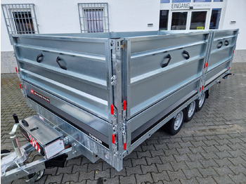 Tipper trailer Brian James Trailer Tipper 400x200x100cm Aufsatz elektro blackline LED Tridem 3500kg Modell 24: picture 3