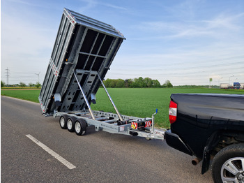 Tipper trailer Brian James Trailer Tipper 400x200x100cm Aufsatz elektro blackline LED Tridem 3500kg Modell 24: picture 4