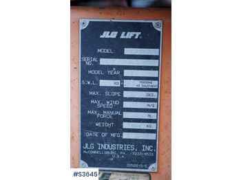 Aerial platform JLG 45ELECTRIC Boom lift Repair Object: picture 5