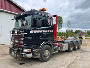 Hook lift truck SCANIA R164