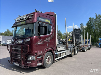Log truck SCANIA R 580