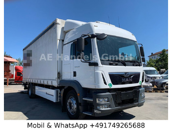 Curtainsider truck MAN TGM 18.320