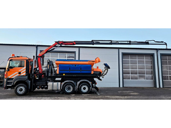 Tipper, Crane truck MAN TGS 28.400 6x4-4 BL Palfinger PK12002 Kran Euro5: picture 3