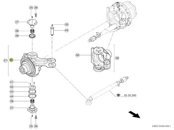 Steering knuckle JAGUAR