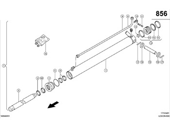 Hydraulic cylinder CLAAS