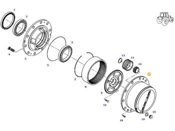 Axle and parts FENDT