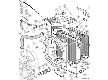 Radiator JOHN DEERE