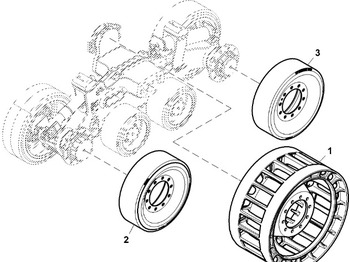 Undercarriage parts JOHN DEERE