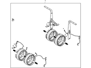 Axle and parts JOHN DEERE