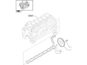 Engine and parts NEW HOLLAND