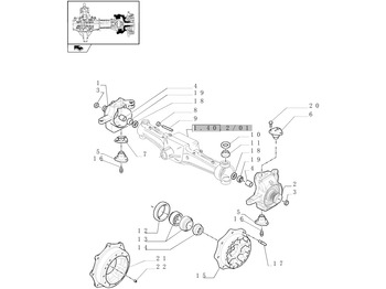 Wheel hub NEW HOLLAND