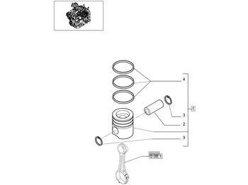 Piston/ Ring/ Bushing NEW HOLLAND
