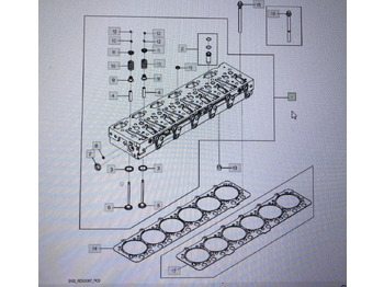 Cylinder head JOHN DEERE