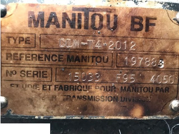Axle and parts MANITOU