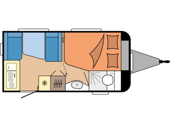 Caravan Hobby De Luxe 400 SFe 1500kg., Fahrradträger: picture 2