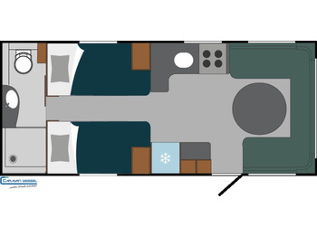 New Caravan Polar 590 BS Original 2024 Einzelbetten: picture 2