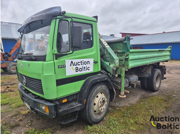 Tipper, Crane truck Mercedes-Benz 1117K: picture 2
