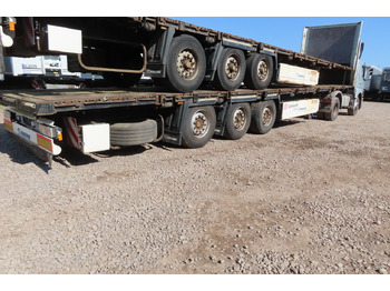 Dropside/ Flatbed semi-trailer Krone Stahlmattenauflieger mit Bordwände: picture 2