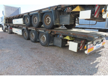 Dropside/ Flatbed semi-trailer Krone Stahlmattenauflieger mit Bordwände: picture 4