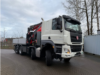 Dropside/ Flatbed truck, Crane truck Tatra 41.500 8x8 Phoenix Fassi F710 Kran: picture 3