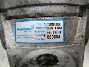 Electrical system for Truck VOLVO FH13A ALTERNATOR 24V / 110A: picture 3 Electrical system for Truck VOLVO FH13A ALTERNATOR 24V / 110A: picture 3