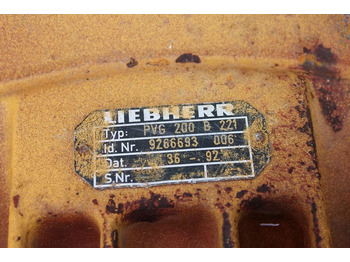 Hydraulics for Construction machinery Liebherr L 531 PVG 200: picture 3