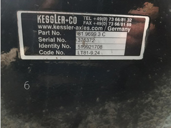 Axle and parts LIEBHERR